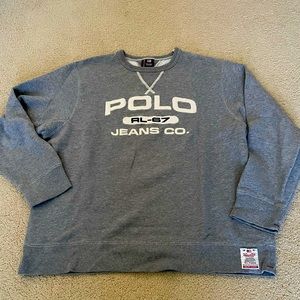 Mens Polo sweatshirt - size XL